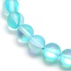 Synthetic Moonstone Beads Strands US-G-F142-8mm-03-3