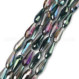 Electroplate Glass Beads Strands US-EGLA-L015-HP-B02
