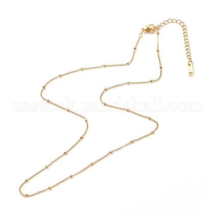 304 Stainless Steel Satellite Chain Necklaces US-NJEW-JN03552-1