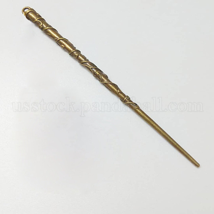 Tibetan Style Alloy Hair Stick Findings US-TIBE-R310-35AB-NR-1