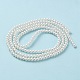 Baking Painted Pearlized Glass Pearl Round Bead Strands US-HY-Q003-4mm-01-3