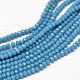 Faceted Rondelle Glass Beads Strands US-GLAA-I033-3mm-08-1