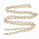 304 Stainless Steel Textured Paperclip Chains US-CHS-S006-JN954-2-3