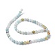 Natural Flower Amazonite Round Bead Strands US-X-G-D608-8mm-2