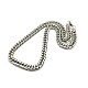 Fashionable 304 Stainless Steel Cuban Link Chain Necklaces US-STAS-A028-N063P-1