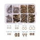 Jewelry Basics Class Kit Antique Bronze Lobster Clasp Jump Rings Alloy Drop End Pieces Ribbon Ends Mix 8 Style in In A Box US-FIND-PH0002-01AB-NF-B-1