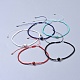 Nylon Thread Braided Anklets US-AJEW-AN00266-M-1