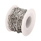 304 Stainless Steel Textured Paperclip Chains US-CHS-I009-01P-4