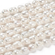 Grade B Natural Cultured Freshwater Pearl Beads Strands US-SPRB008Y-1-5