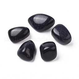 Synthetic Blue Goldstone Beads US-G-K302-A14
