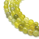 Natural Olive Jade Round Bead Strands US-G-P070-35-8mm-2