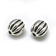 Thai 925 Sterling Silver Corrugated Beads US-STER-T002-56AS-2