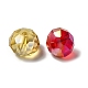 Electroplate Faceted Rondelle AB Color Plated Transparent Glass Beads US-GLAA-R152-10mm-M2-5