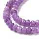 Dyed Natural Malaysia Jade Rondelle Beads Strands US-G-E316-2x4mm-39-6