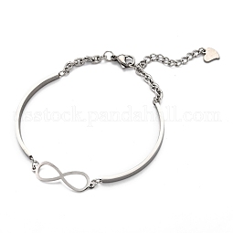 304 Stainless Steel Link Bracelets US-STAS-F025-11