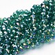Electroplate Glass Beads Strands US-EGLA-D020-8x5mm-53-1