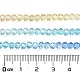 Transparent Painted Glass Beads Strands&nbsp;US-DGLA-A034-T4mm-A13-3