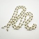 Handmade Glass Pearl Beads Chains US-AJEW-PH00489-2