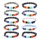 Yoga Chakra Jewelry Stretch Bracelets US-BJEW-G554-02-1