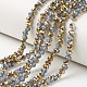 Electroplate Glass Beads Strands US-EGLA-A034-J6mm-O06-1