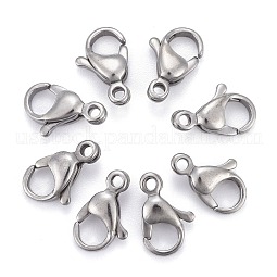 304 Stainless Steel Lobster Claw Clasps US-STAS-AB12