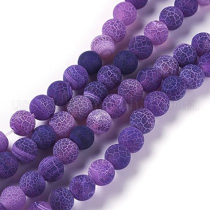 Natural Weathered Agate Beads Strands US-G-P414-A03-1