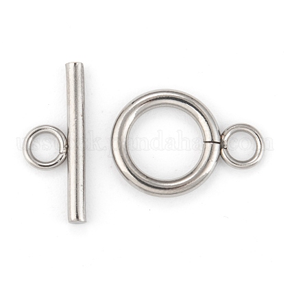 304 Stainless Steel Toggle Clasps US-STAS-F114-04P-B-1