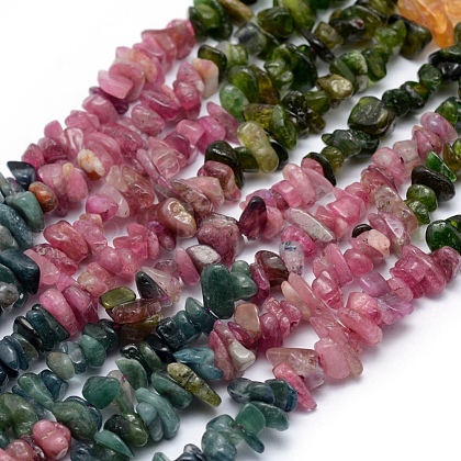Natural Tourmaline Beads Strands US-G-P332-73A-1