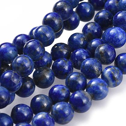 Natural Lapis Lazuli Bead Strands US-G-G953-01-6mm-1