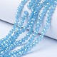 Electroplate Glass Beads Strands US-EGLA-A034-J10mm-A06-1