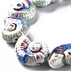 Handmade Porcelain Ceramic Beads Strands US-PORC-Q265-011A-3