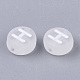 Transparent Frosted Acrylic Beads US-FACR-T002-001-2