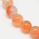 Natural Carnelian Beads Strands US-G-N0006-8mm-17-6
