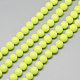 Baking Painted Glass Round Bead Strands US-DGLA-Q020-8mm-24-1
