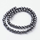 Non-Magnetic Synthetic Hematite Beads Strands US-HEMA-4D-2