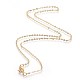 Brass Cable Chain Necklaces US-SW028-G-NF-1
