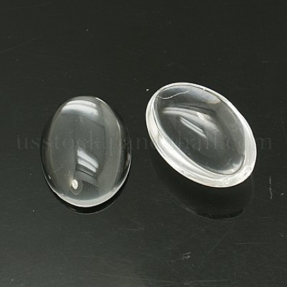 Transparent Glass Cabochons US-GGLA-G017-1