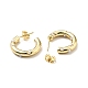 Acrylic Pearl C-shape Stud Earrings US-EJEW-G288-38G-2