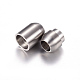 304 Stainless Steel Magnetic Clasps with Glue-in Ends US-STAS-Q164-3