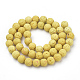 Synthetic Lava Rock Beads Strands US-G-S277-6mm-M-2