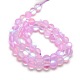 Synthetic Moonstone Beads Strands US-G-F142-6mm-09-2