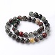 Natural African Bloodstone Beads Strands US-G-L383-06-6mm-2