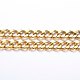 Vacuum Plating 304 Stainless Steel Cuban Link Chains US-CHS-H020-06G-1