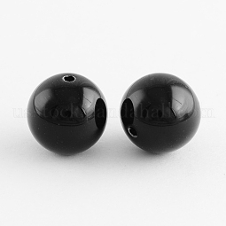 Chunky Bubblegum Round Acrylic Beads US-SACR-S044-20