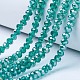 Electroplate Glass Beads Strands US-EGLA-A034-T8mm-B04-1