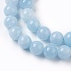 Dyed Natural White Jade Beads Strands US-G-P407-01-3