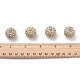 Chunky Resin Rhinestone Bubblegum Ball Beads US-RESI-A001-1-4