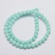 Natural Malaysia Jade Beads Strands US-G-A146-6mm-B07-2