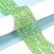 Electroplate Glass Beads Strands US-EGLA-A034-T10mm-L17-4