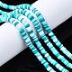 Handmade Polymer Clay Beads Strands US-CLAY-R089-6mm-085-5